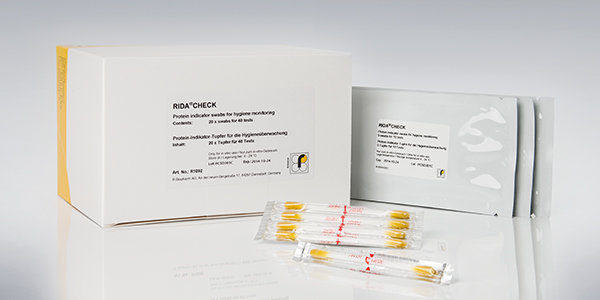 Que đo Protein bề mặt (kiểm soát chất gây dị ứng) | RIDA®CHECK R-Biopharm