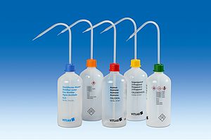 VITsafe™ safety wash bottles, narrow-mouth Vitlab