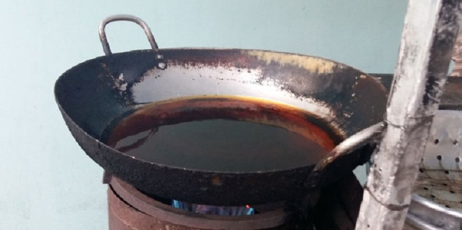 dầu ăn đã quá điểm khói